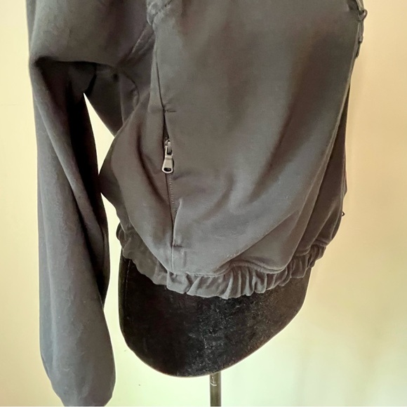 Old Navy 1/4 Zip Dynamic Pullover Fleece Black Small - Picture 4 of 8